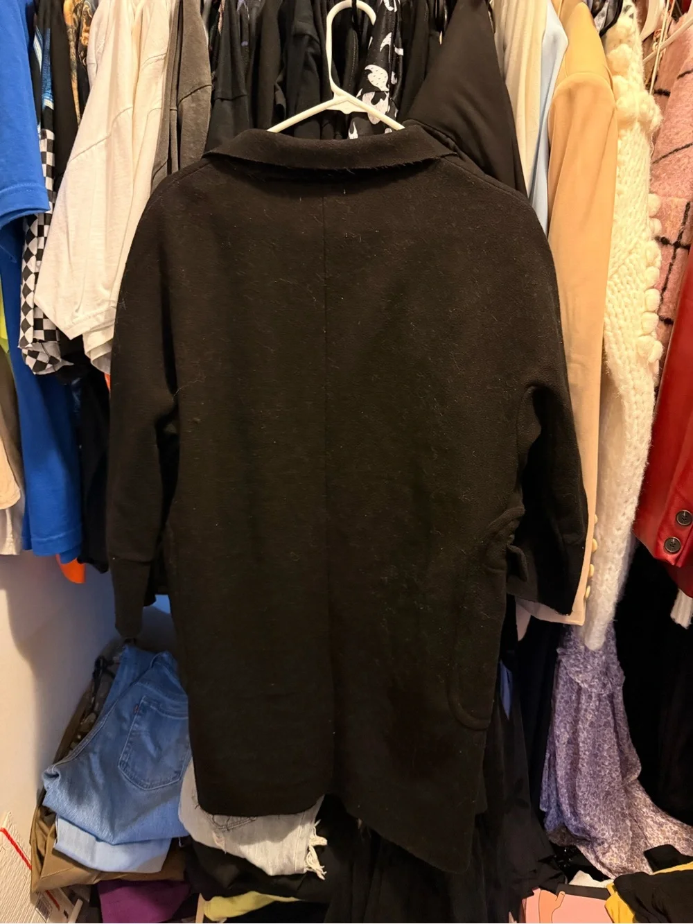 BLQ Black Women's Long Blazer Jacket - Picture 2 of 4